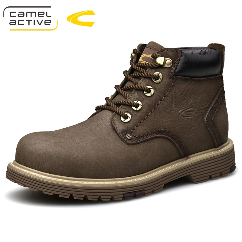 Camel Active/Новые мужские зимние ботильоны теплые короткие лыжные ботинки с плюшевой