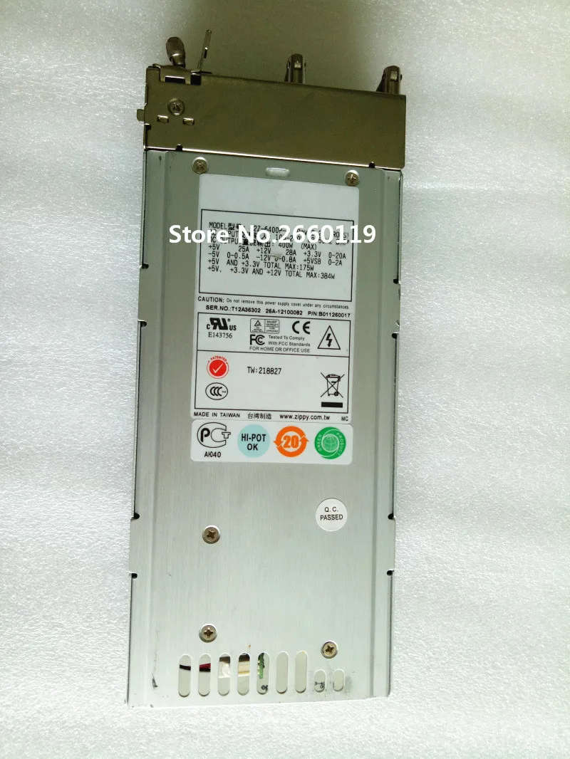 

Server power supply for R2Z-6400P-R 400W fully tested