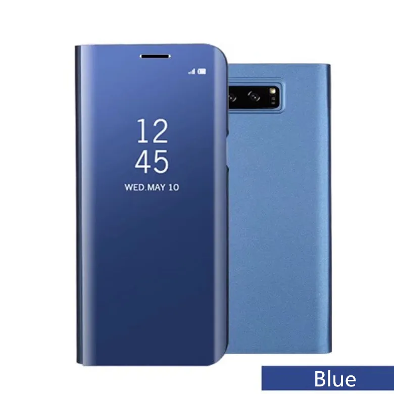 Luxury Mirror Clear View Smart For Samsung Galaxy S9 S8 Plus S7 S6 Edge Note9 8 5 Case J7Prime J5Prime A3 A5 A7 2017 | Мобильные