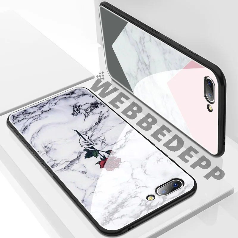 WEBBEDEPP золотой мраморный чехол из закаленного стекла для Huawei Mate 20 P20 P10 P Smart 2019 2018 &amp