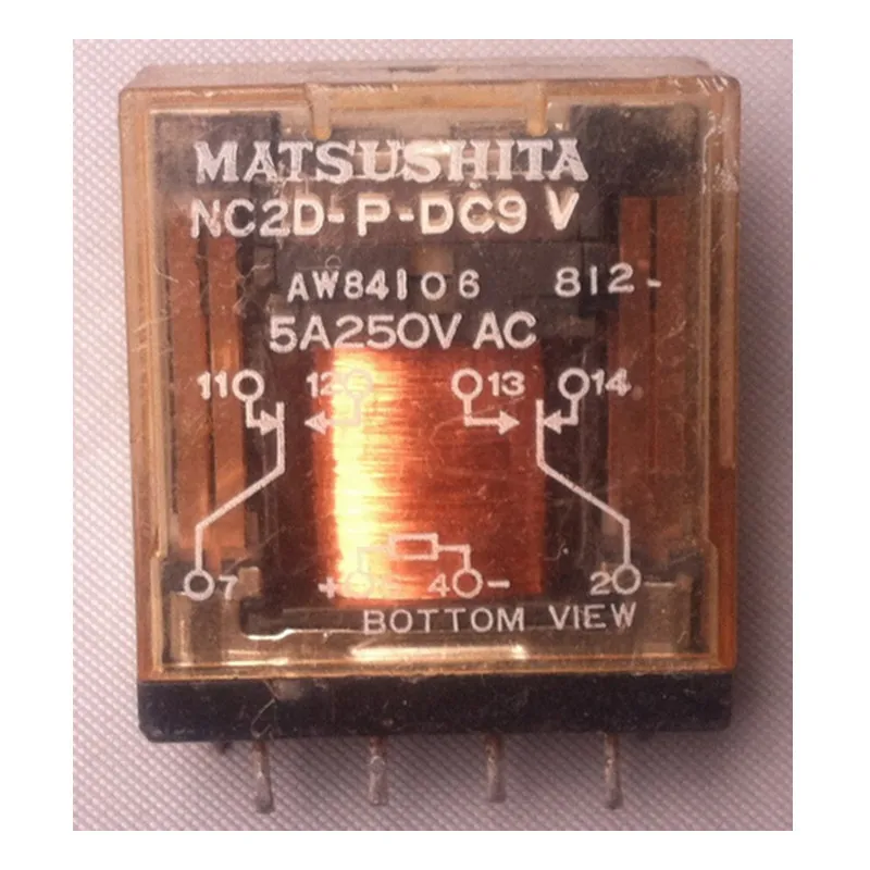 

wholesale 10pcs/lot relay 5A NC2D-P-DC9V