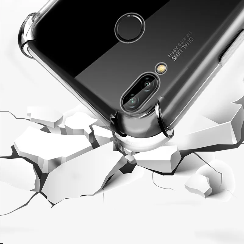For Huawei Honor 8A 8C 8X Max Anti-knock Soft TPU Silicon Phone Case 9 Lite 10 8 V9 V10 V20 7A 7X 7C Play Back Cover cases |
