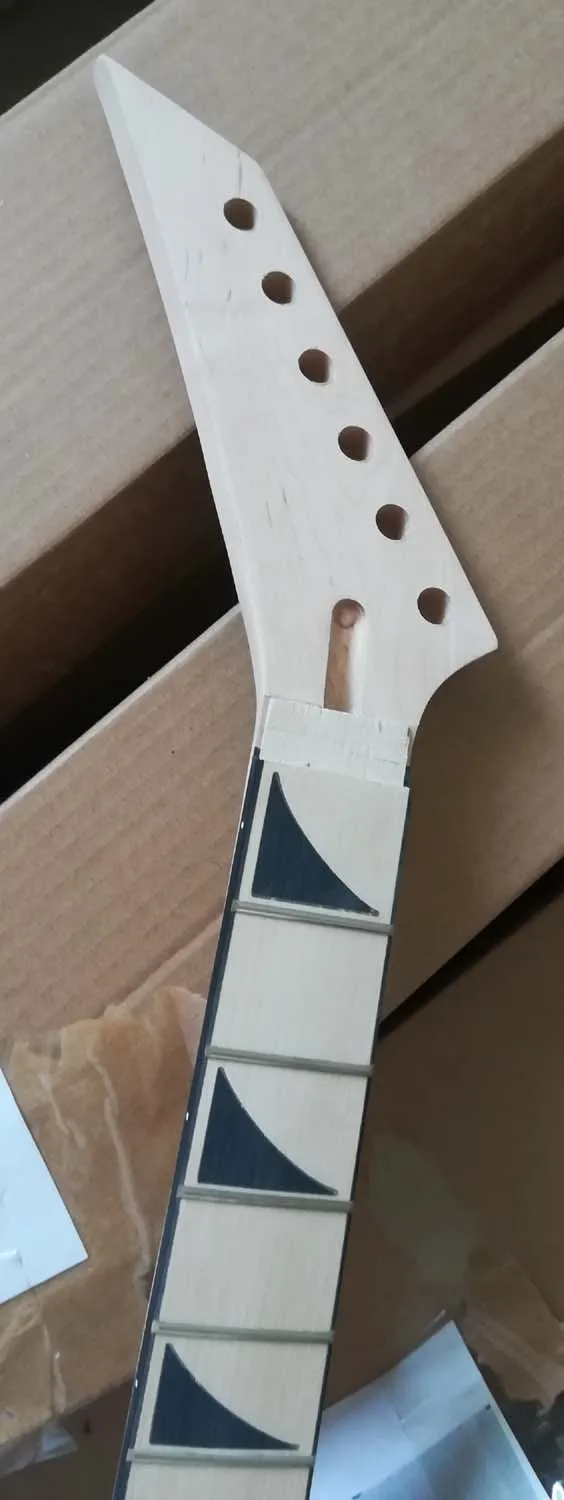 Шейка для электрогитары левой руки цельный Гриф гитары сделай сам длина шкалы 648