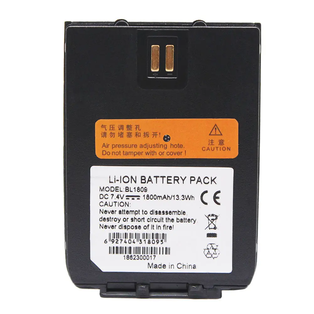 BL1809 BL1103 BL1401 1800 мА/ч литий ионный аккумулятор Батарея для HYT HYTERA радио X1 Z1 X1E X1P Z1P