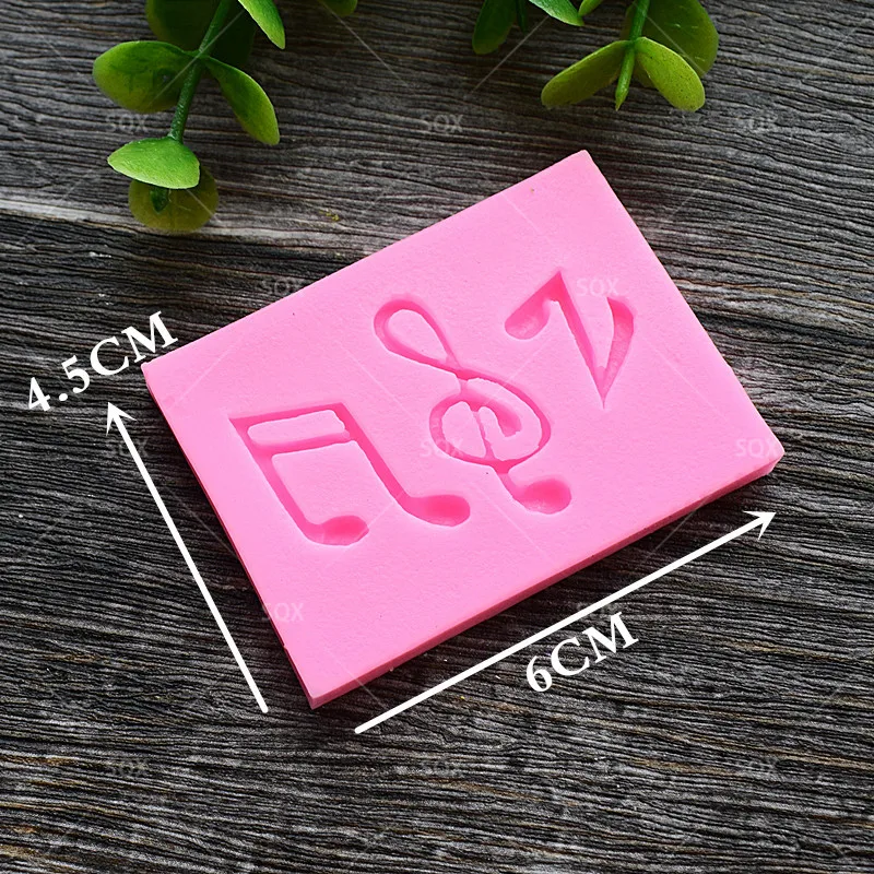 New Arrival Musical Note Silicone Mold Cake Decoration Tools Lace Candy Kitchen Accessories SQ1552 | Дом и сад