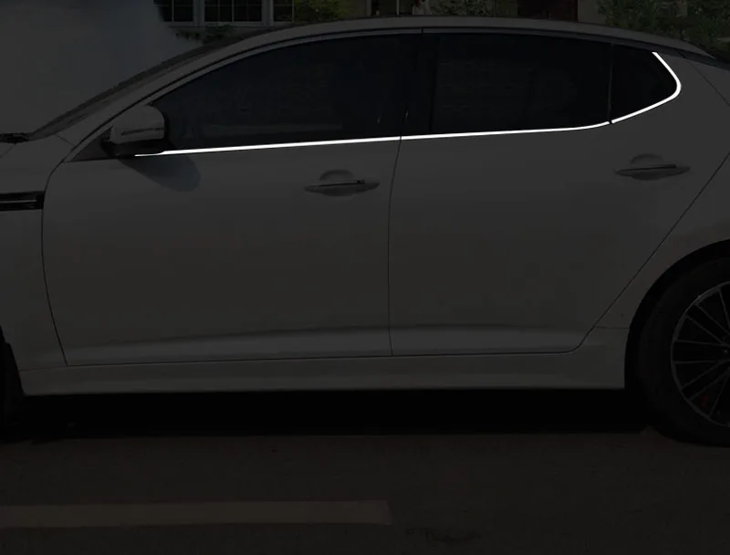 Lsrtw2017 304 нержавеющая сталь окна автомобиля Планки для kia Оптима kia k5 2010 2011 2012 2013 - Название цвета: 6 pc trims 2