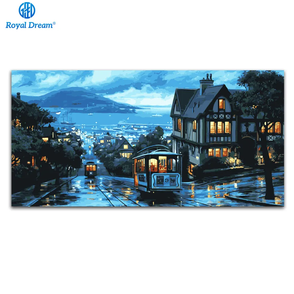 

Картины по номерам на холсте, 50x100 см