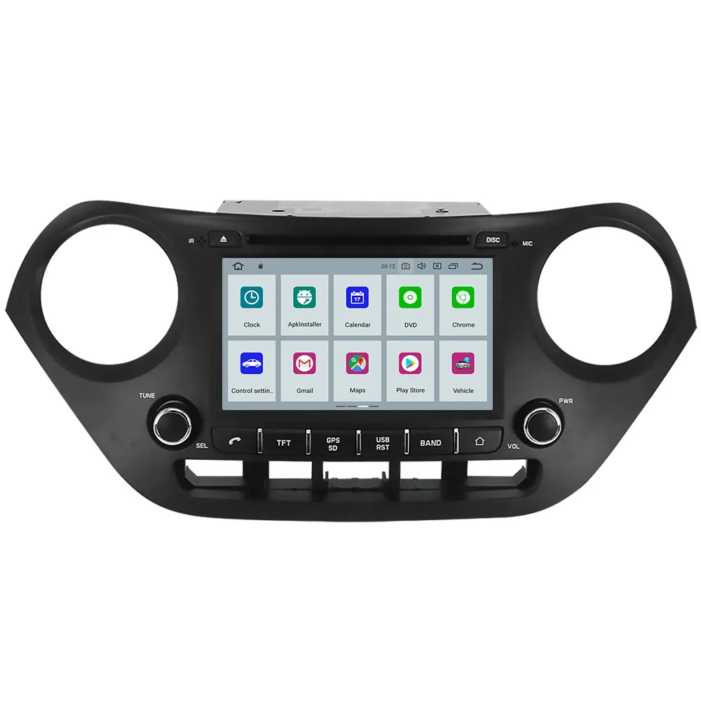 Android 9 0 4 + 32 ГБ Автомобильный dvd плеер для Hyundai I10 I 10 2013 2014 2015 2016 Радио GPS Карта