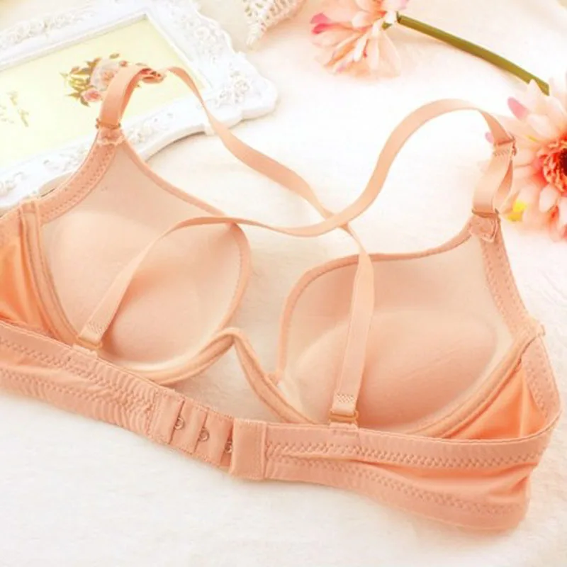 Сексуальный глубокий U-образный бюстгальтер пуш-ап с глубоким вырезом. Женское
