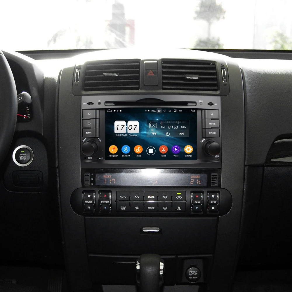 Автомагнитола Owtosin мультимедийный видеоплеер навигация GPS Android 9 0 для Kia mohas Borrego 2008