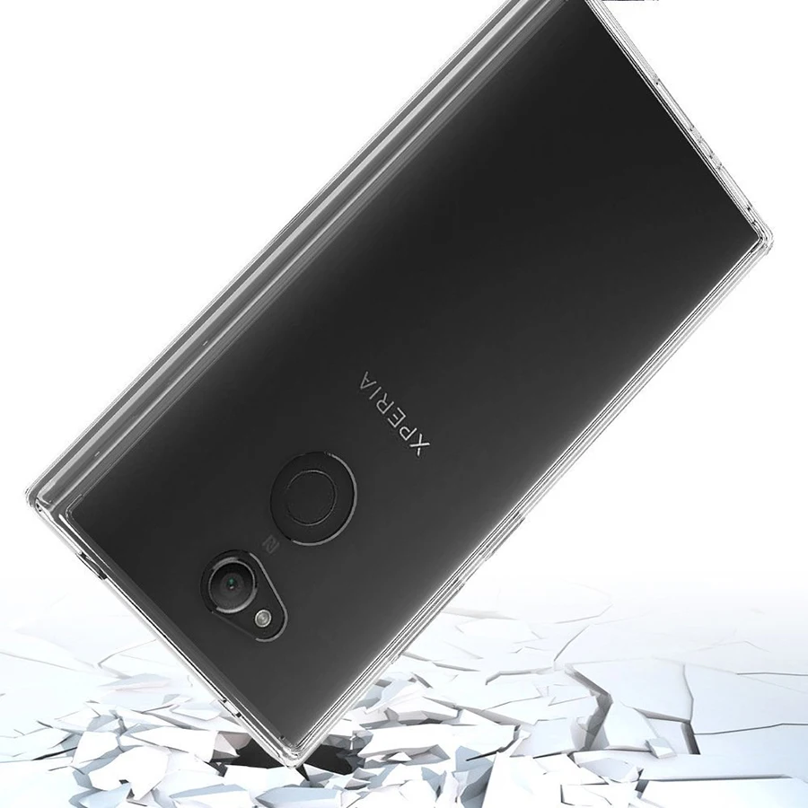 Мягкий прозрачный чехол для телефона Sony Xperia L2 XA2 XA3 Ultra Plus задняя крышка