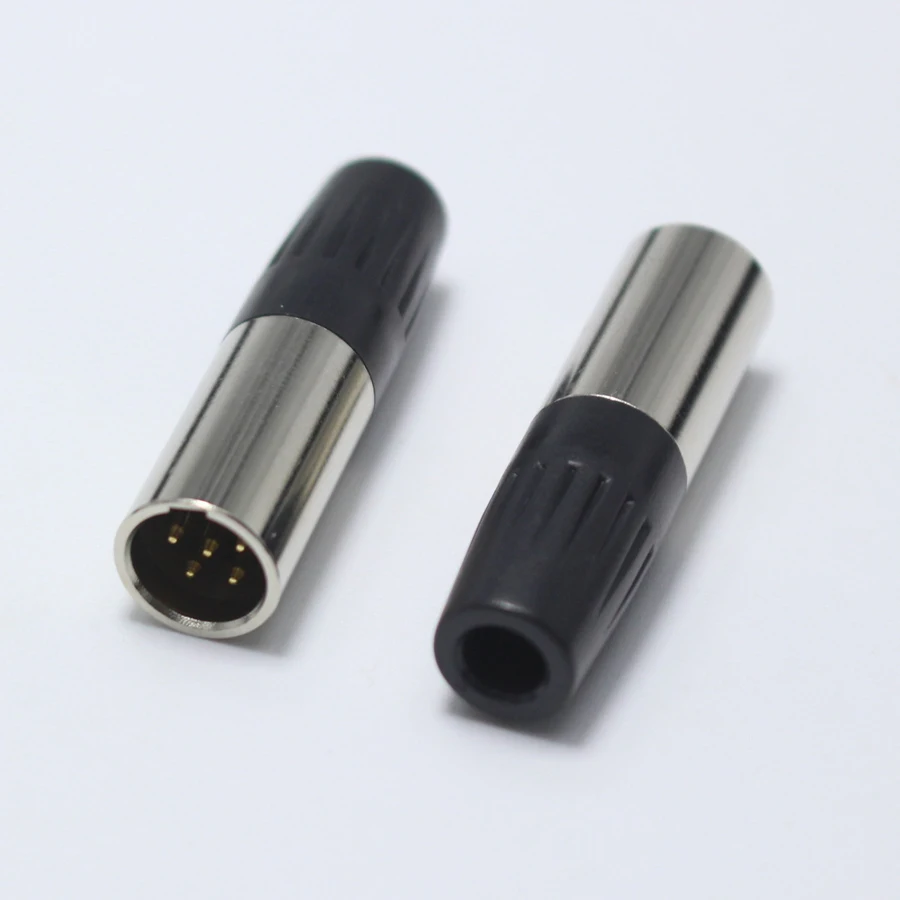 1 комплект Mini XLR 5 Pin штекер + гнездо P Аудио Микрофон шасси крепление