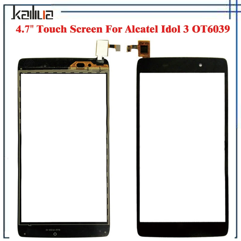 Черный Сенсорный экран для Alcatel One touch Idol 3 4 7 ''OT6039 6039 6039a 6039k 6039y Touch замена