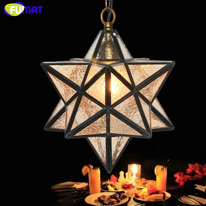 Стеклянный художественный Декор FUMAT подвесной светильник в стиле лофт полиэдр