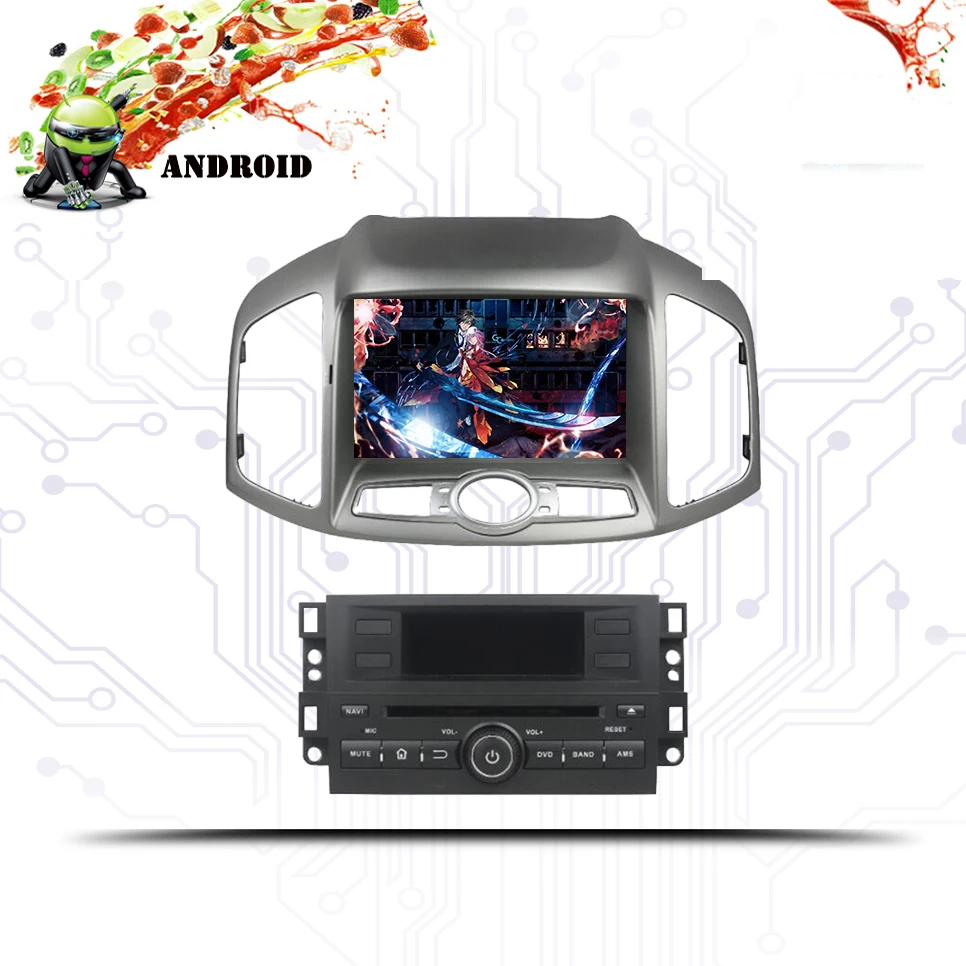 Android 9 0 автомобильный DVD Восьмиядерный 4 Гб RAM 1024*600 gps плеер для Chevrolet Captiva 2012 + стерео