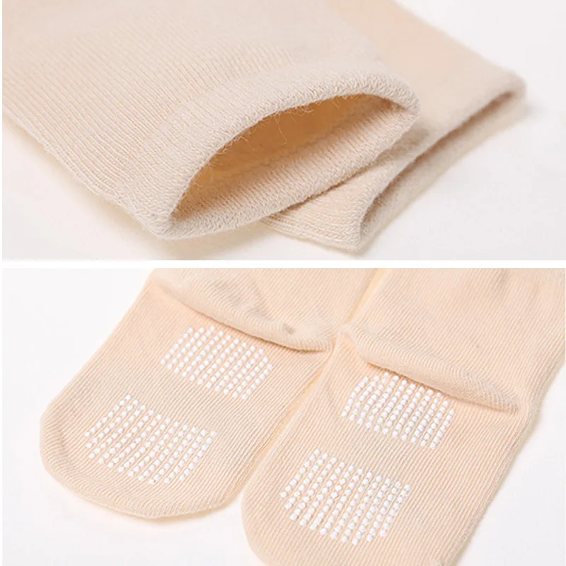 Детские хлопковые носки унисекс противоскользящие тапочки для мальчиков и