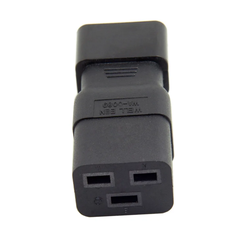 IEC320 Male C14 to Female C19 Power Mains Extension Adapter for PDU UPS 10A 16A | Электроника