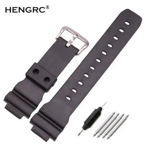 Ремешок мужской резиновый спортивный для дайвинга Casio 6900 Series, силиконовый браслет 16 мм X 25 мм, аксессуары для часов