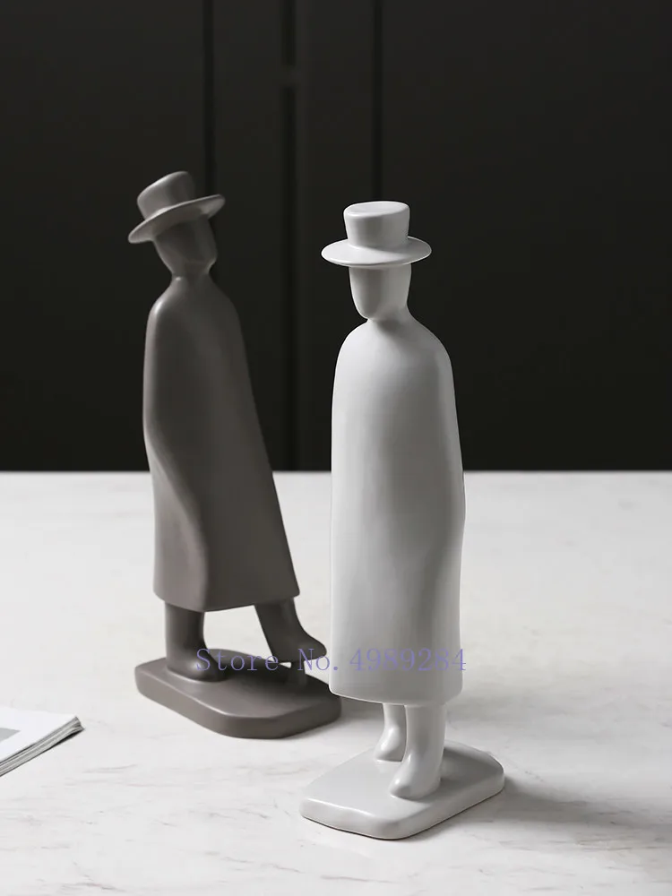 Творческая скульптура Mr. Hat современные абстрактные домашние декоративные