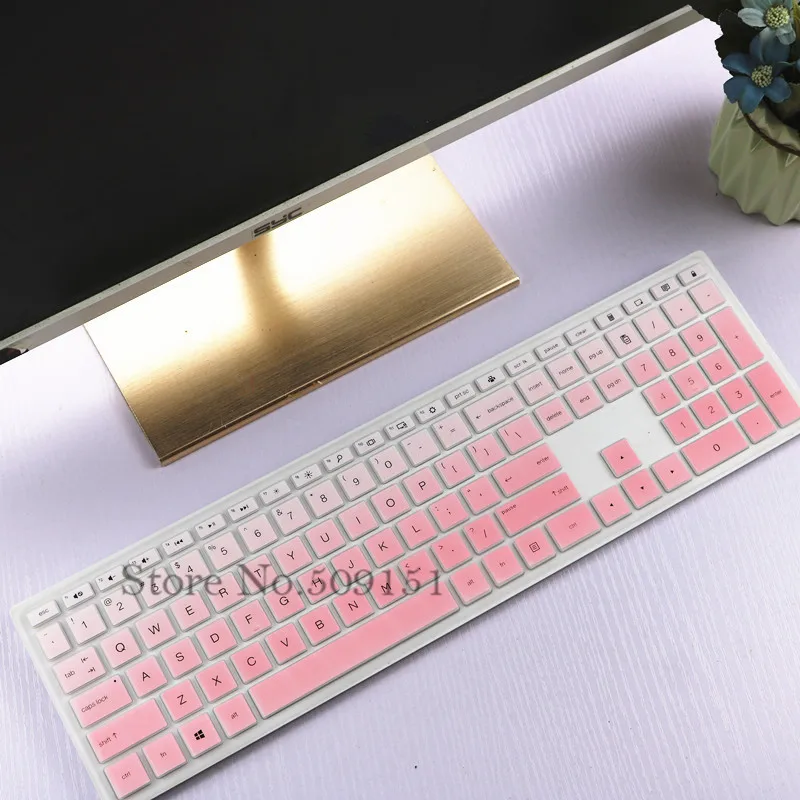 Силиконовый защитный чехол для клавиатуры HP Pavilion All in One PC 24-xa0300nd - Цена: 4.54