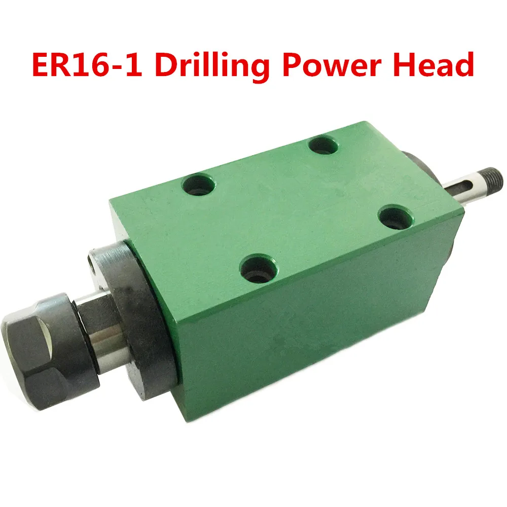 ER16-1 Drilling 1hp мощность головки 750 Вт 0,75 кВт 4 шт подшипники резка/сверление/Фрезерование/сверлильный станок инструмент Скорость вращения шпинделя Макс. 3000 об/мин - Цвет: ER16-1 Drilling