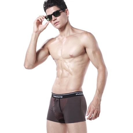 Бесплатная доставка новинка 2017 года Лидер продаж мужские трусы боксеры из модала