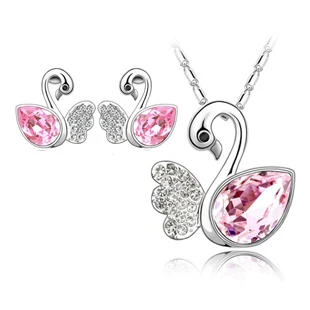 Новинка 2014 оптовая продажа модные ювелирные изделия Стразы кристалл лебедь