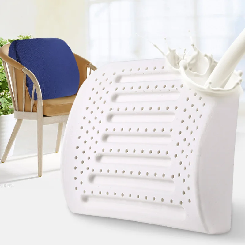 Натуральная латексная подушка для офисного кресла Memory Foam под спину копчик