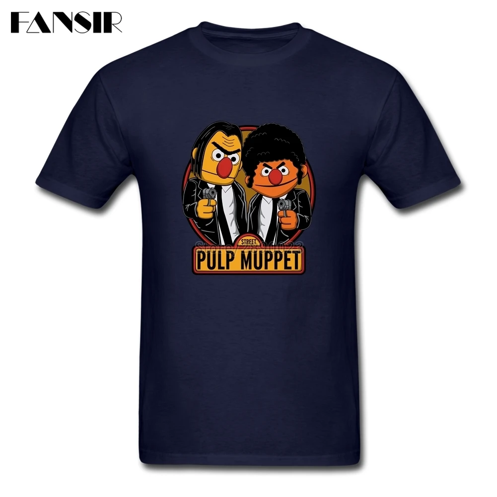 Men Tshirt Fashion White Short Sleeve Custom Tee Shirts Men's Pulp Muppet Street Adult Clothing | Мужская одежда