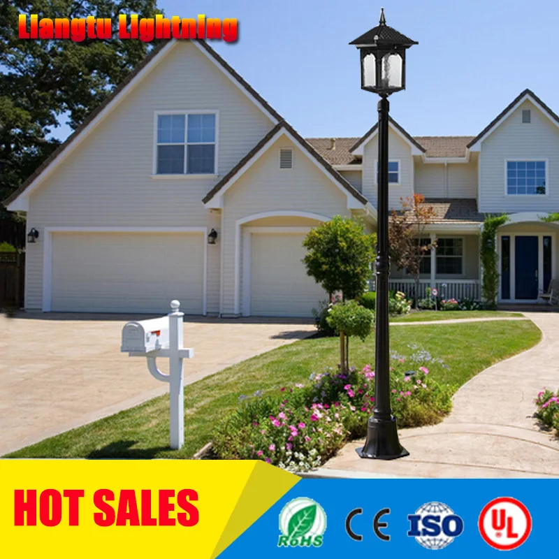 Уличный фонарь садовый полюсный светильник светодиодный дорожный фсветильник