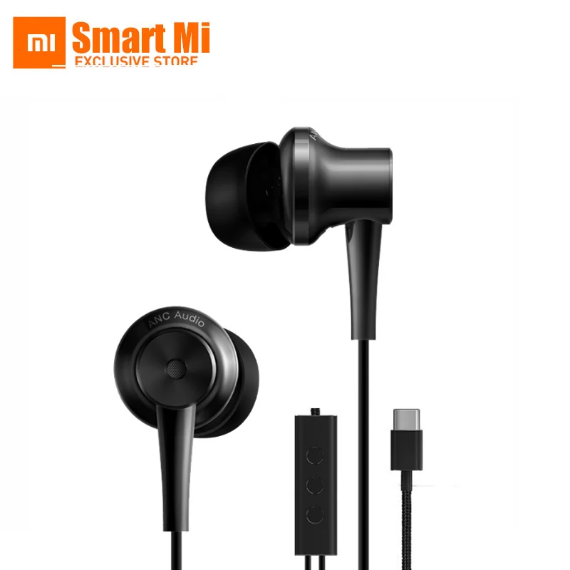 

Оригинальные наушники Xiaomi ANC, гибридные Наушники с разъемом Type-C, без зарядки, с микрофоном и линейным управлением для Xiaomi Mi6 MIX Note2 Mi5s /Plus Mi5