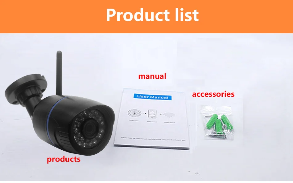 Ip-камера Wifi 960P 1080p Беспроводная Проводная P2P CCTV Bullet уличная камера с разъемом для карты MiscroSD Max 64G h264 Wi-Fi can