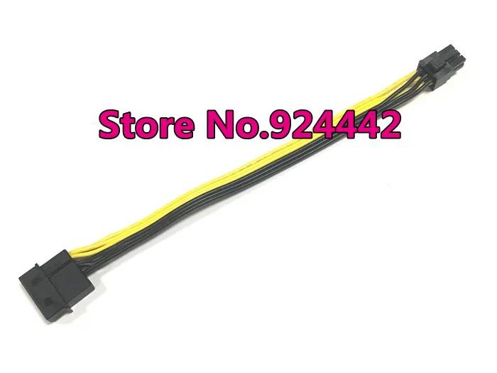 10PCS--4 Pin 4P Molex IDE to 6 6p PCI-E Graphic Card Power Supply Cable Adapter PC Video Cord Lead 18AWG Wire 20cm |