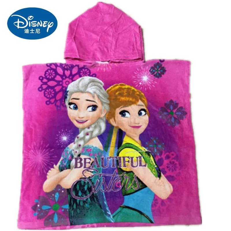 Детское хлопковое банное полотенце Disney Minnie с мультяшным рисунком пляжное