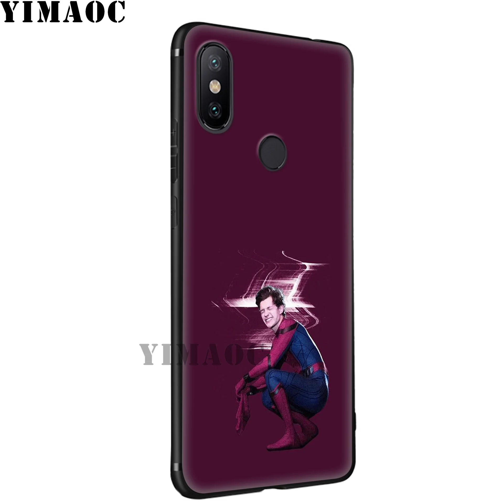 YIMAOC Tomholland Spiderman Soft Case for Xiaomi Mi 9T 9 8 Se 6 MAX 3 A1 A2 Lite MiA1 MiA2 CC9E CC9 6X 5X POCOPHONE F1 |