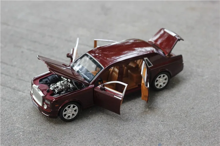 Mocai детский подарок 1:24 Rolls Royce Phantom сплав литье под давлением модель автомобиля для
