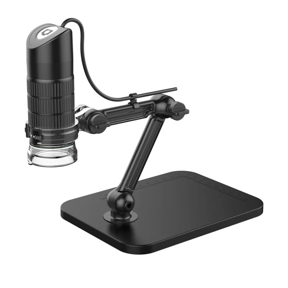 500X 800X 1000X USB HD электронный стерео микроскоп цифровой с 8 Светодиодный светильник