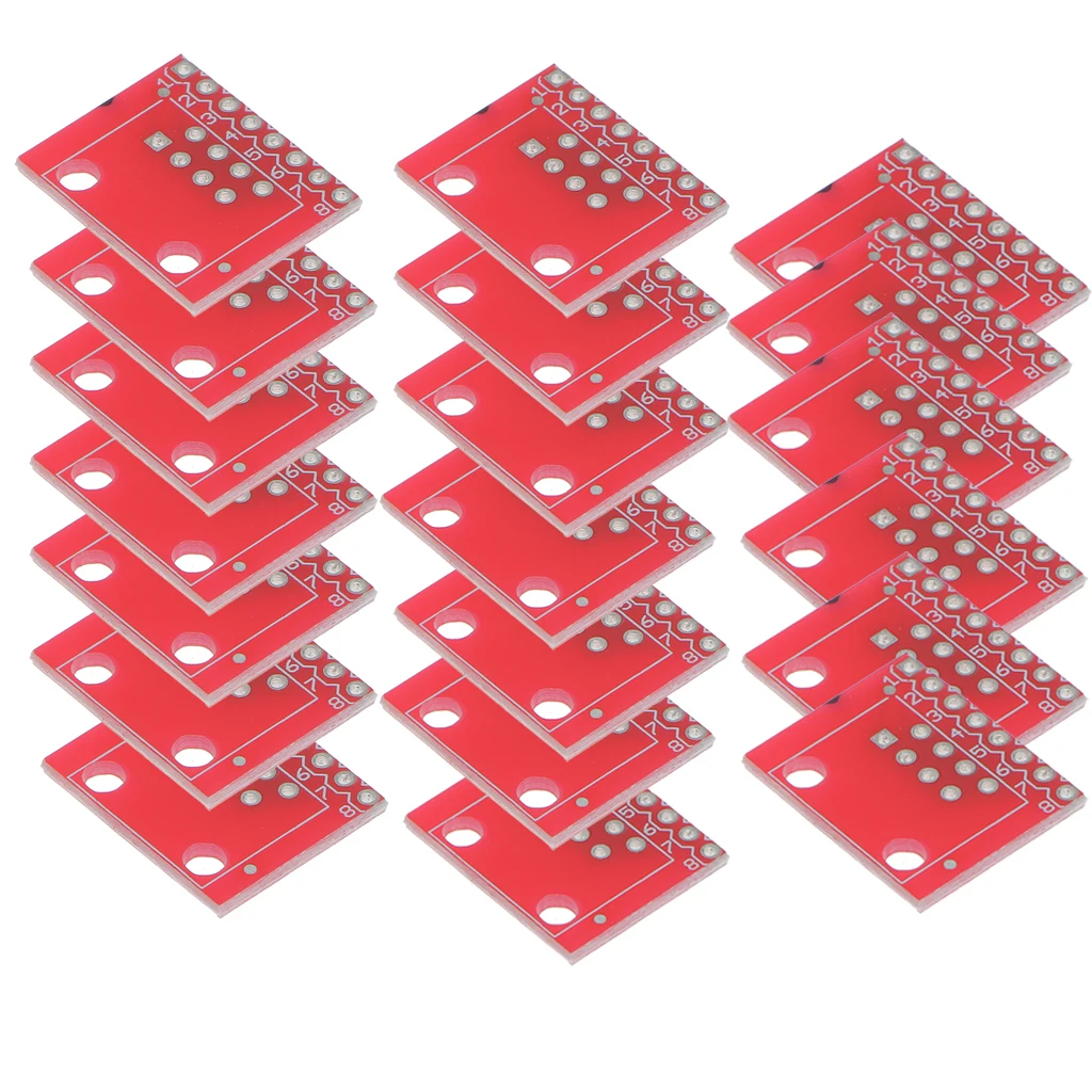 Новые горячие 20x Модульные Разъемы/Ethernet Разъемы RJ45 Breakout плата адаптер разъем