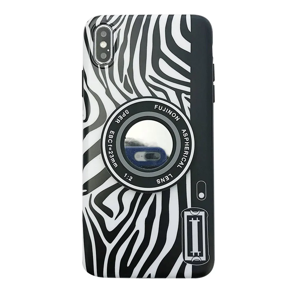 Модная трендовая камера чехол для телефона iPhone 6 6S 7 8 плюс Fundas корпус X XS XR Max Capa