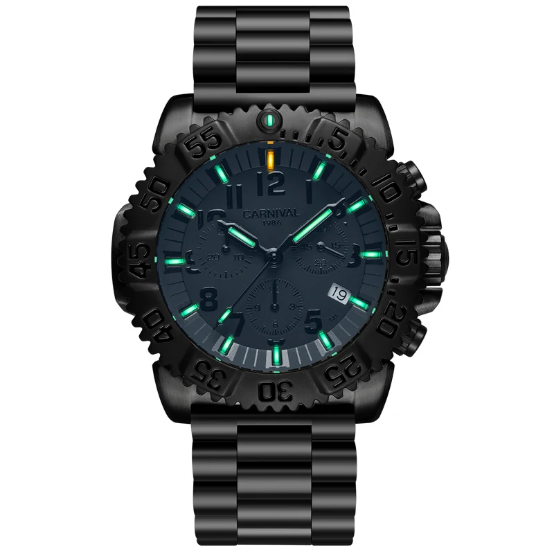 Мужские карнавальные часы Ксеноновые самоосвещающиеся светящиеся часы специальные военные часы открытая спортивная рыбалка специальные мужские часы - Цвет: Другое