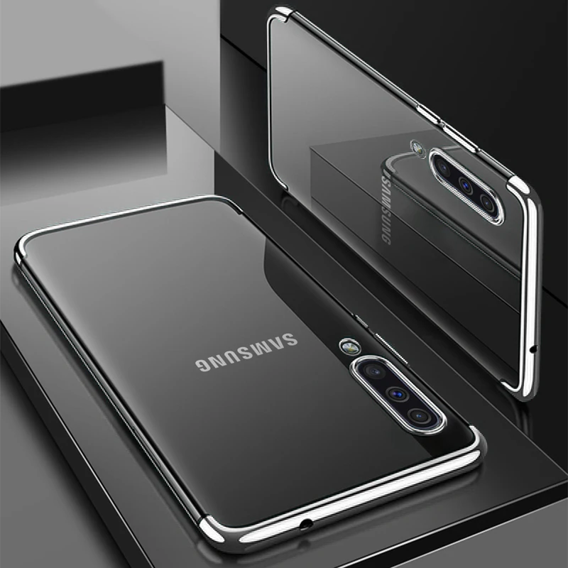 Чехол s для samsung Galaxy A30, A50, A10, A20, A70, M10, M20, M30, чехол с покрытием из ТПУ, мягкий силиконовый защитный прозрачный чехол для телефона