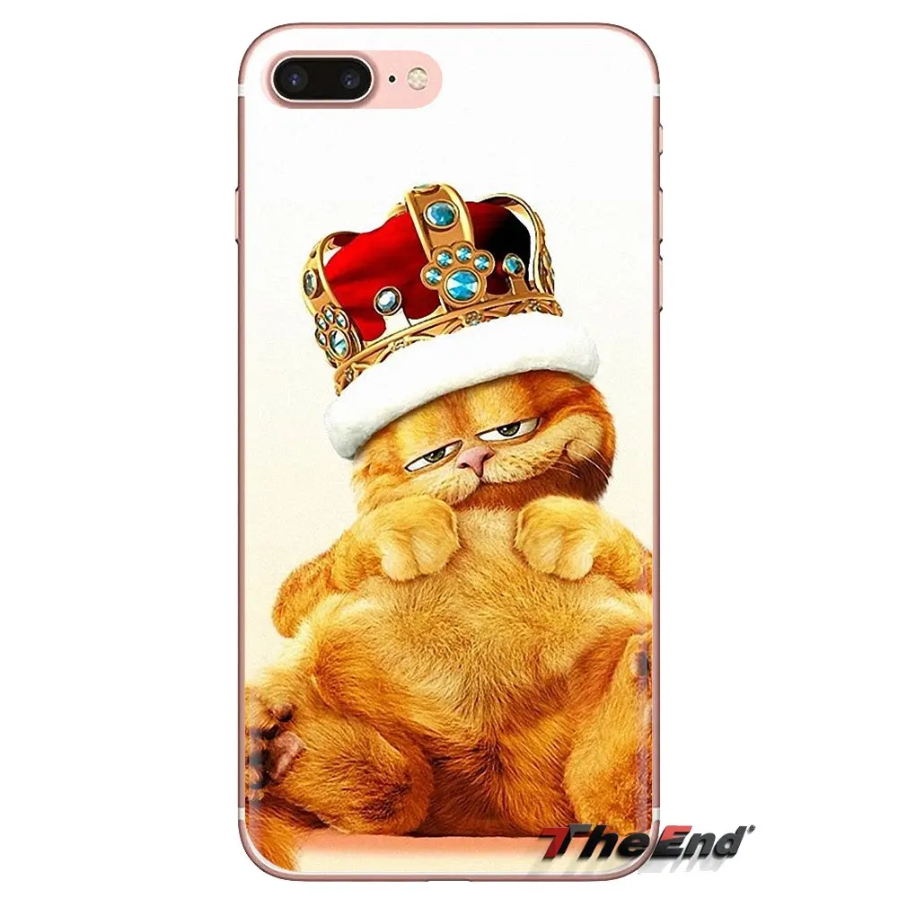 Милый Кот Гарфилд для Xiaomi Redmi 4A S2 Note 3 3S 4 4X 5 Plus 6 7 6A Pro Pocophone F1 мягкие прозрачные чехлы