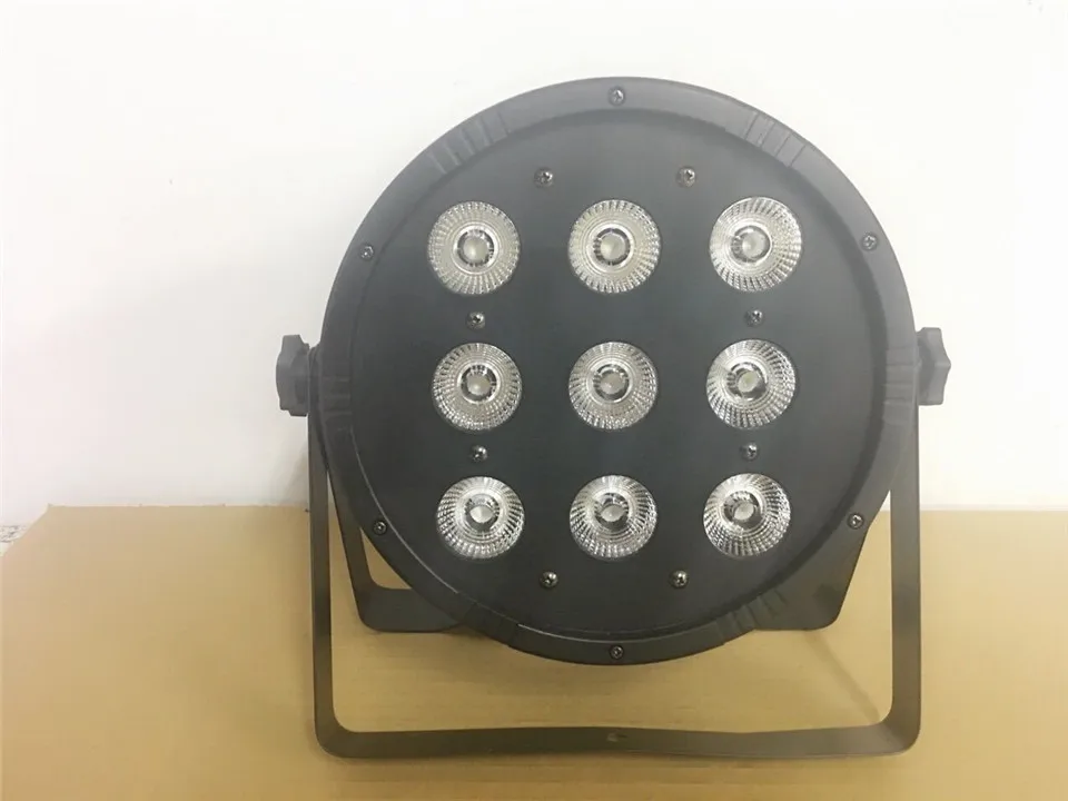 9x12 W RGBW 4 в 1 светодиодный par DJ Par PORTATO Lavaggio Luce Della Дискотека DMX контроллер Spedizione