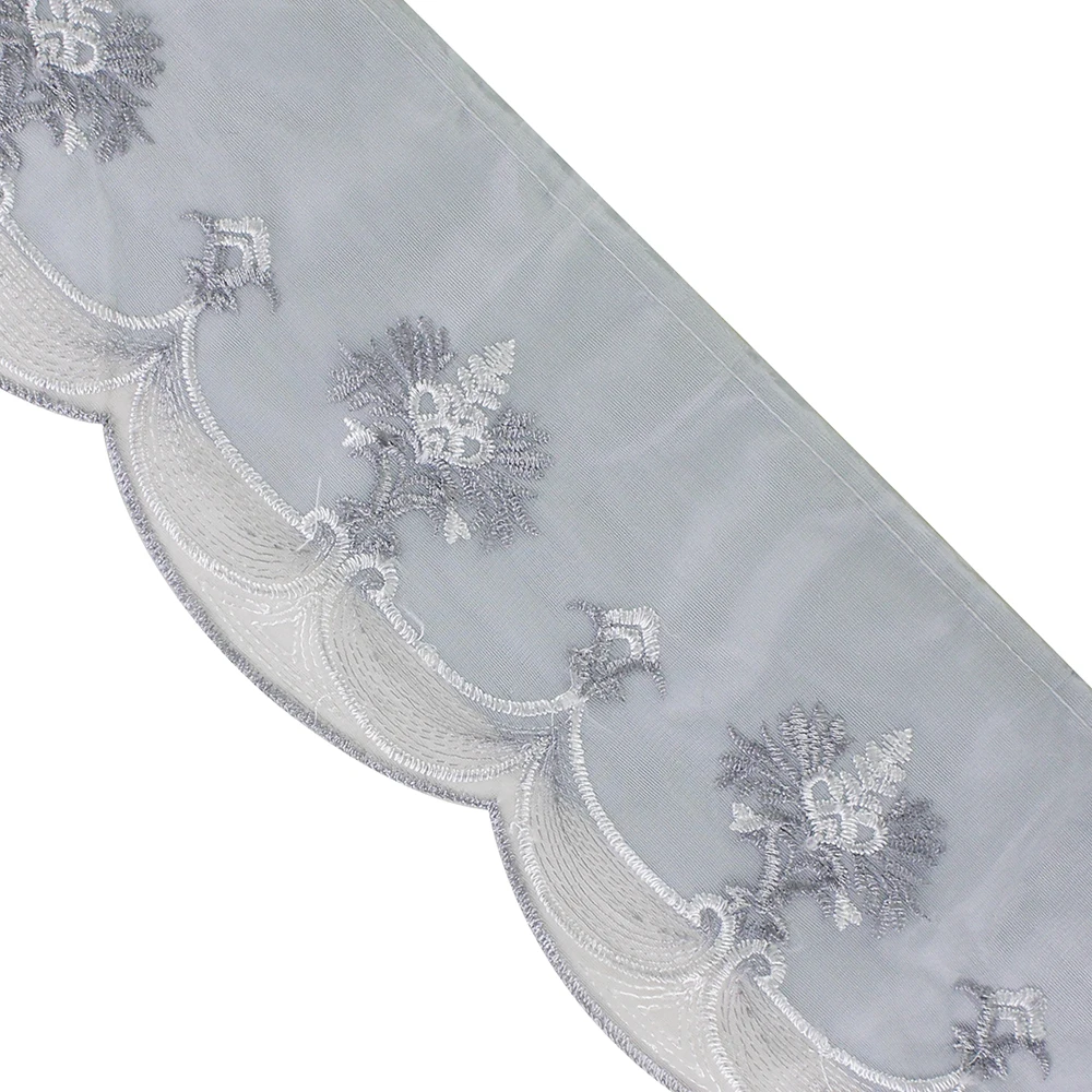 Ширина 18 см кружевная вышивка отделка лента украшение занавеска одежды 9 ярдов |