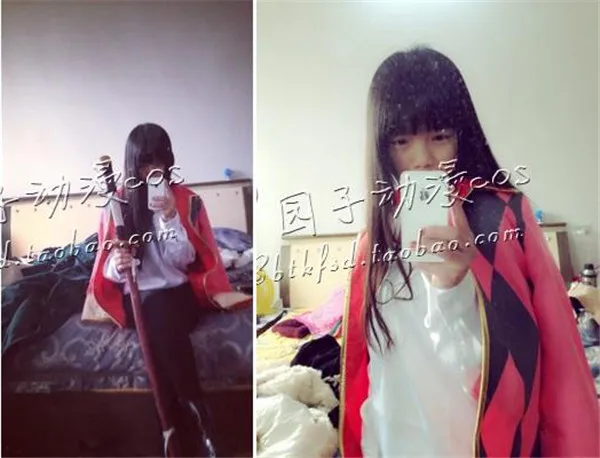 Howl's Moving Castle Howl Coat Jacket Cosplay Costume with Latticed Coat COS Prop Ring, Earring, Necklace - Free Shipping image 3