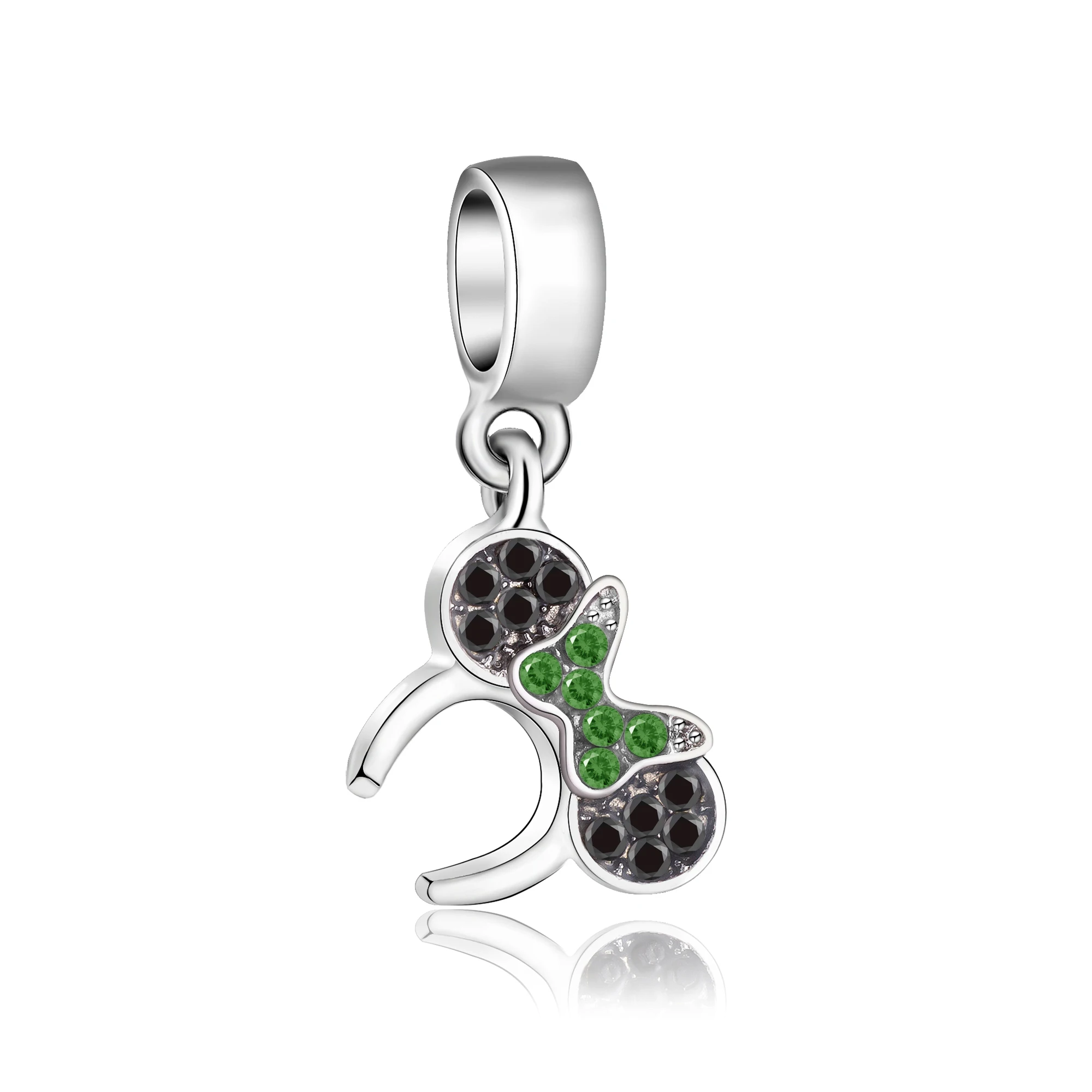 

Crystal Animal Bee Bear Dolphin Butterfly Owl Hamsa Hand Pendants Beads Fit Original Pandora Charms Bracelets for Women DIY Gift
