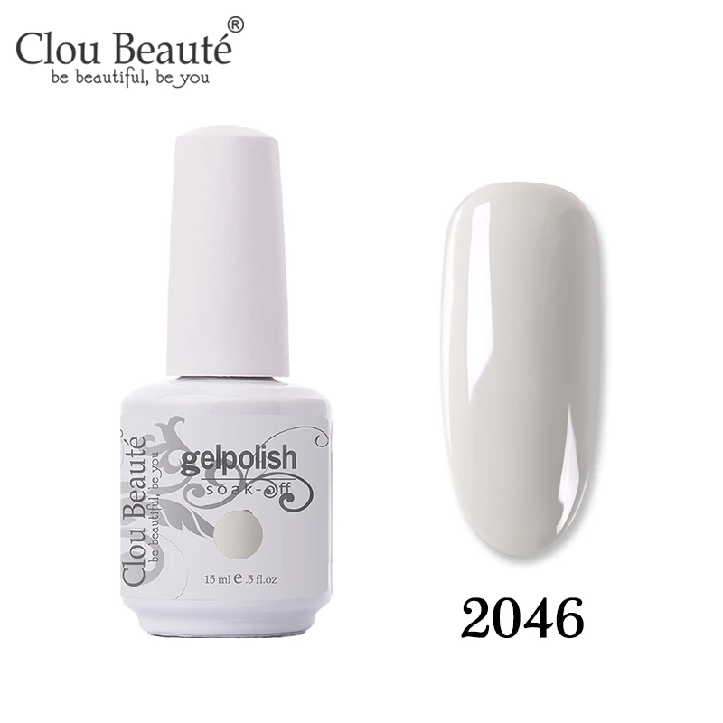 2046 Clou Beaute 131 цвет праймер гель лак замачиваемый УФ светодиодный Гель-лак для ногтей Полупостоянный Гель-лак Vernis набор УФ Гибридный гвоздь искусство - Цвет: 2046
