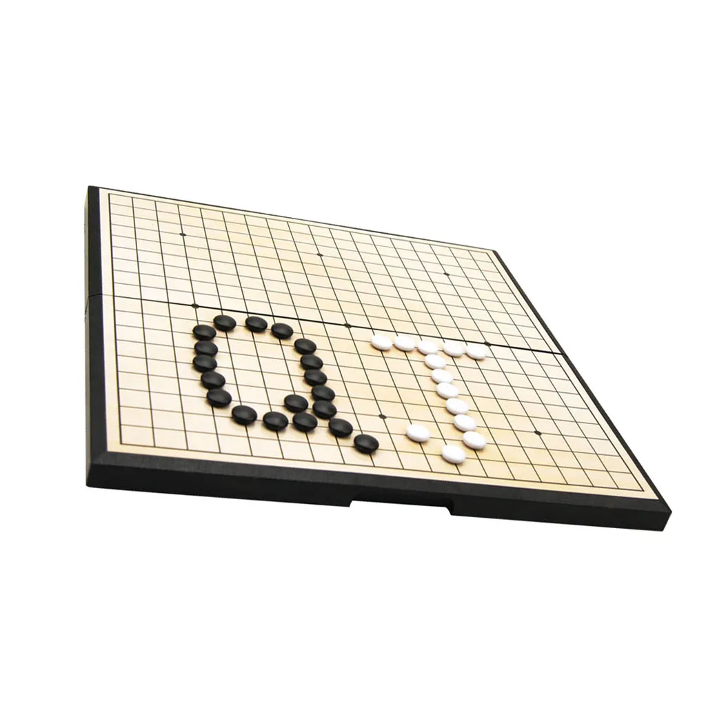 Игровой набор Go шахматная доска складная игра Goban 301 магнитных камней WeiQi Puzzle