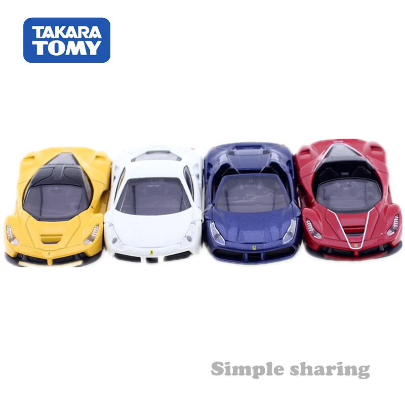 TAKARA TOMICA набор 4 автомобилей мини Автомобильная игрушка 488 GTB паук Laferrari Aperta
