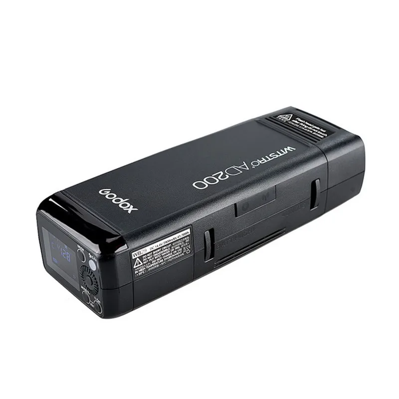 Карманная вспышка Godox AD200 с GN52 GN60 200 Вт мощностью 2 4G Беспроводная система X TTL HSS 1/8000s